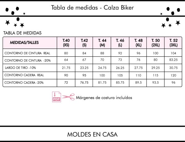 Molderia imprimible Top deportivo Brasil + Calza Biker - Imagen 16