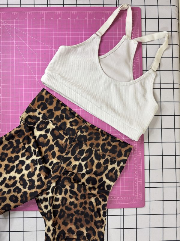 Molderia imprimible Top deportivo Brasil + Calza Biker - Imagen 13