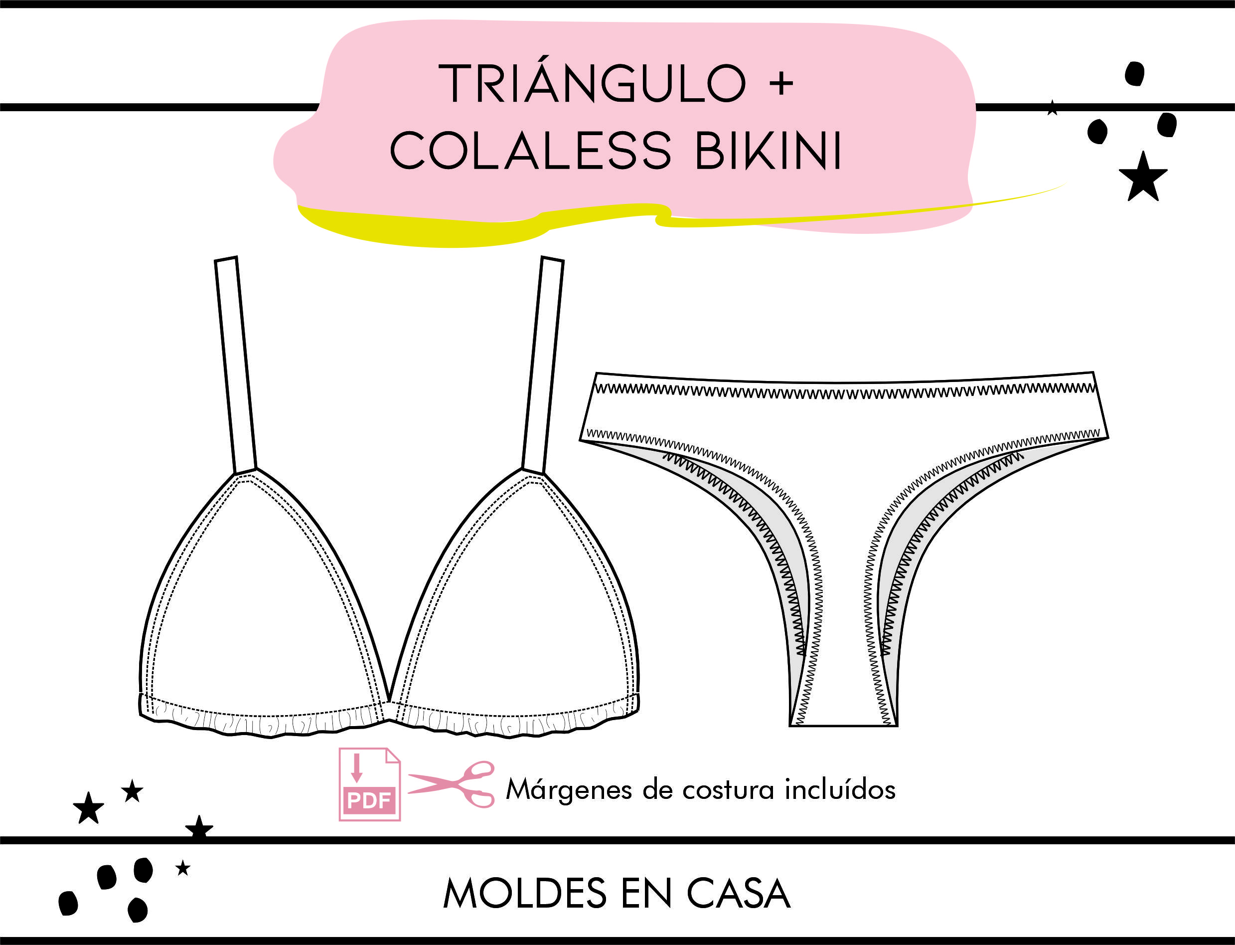 Conjunto Triángulo + Colaless bikini
