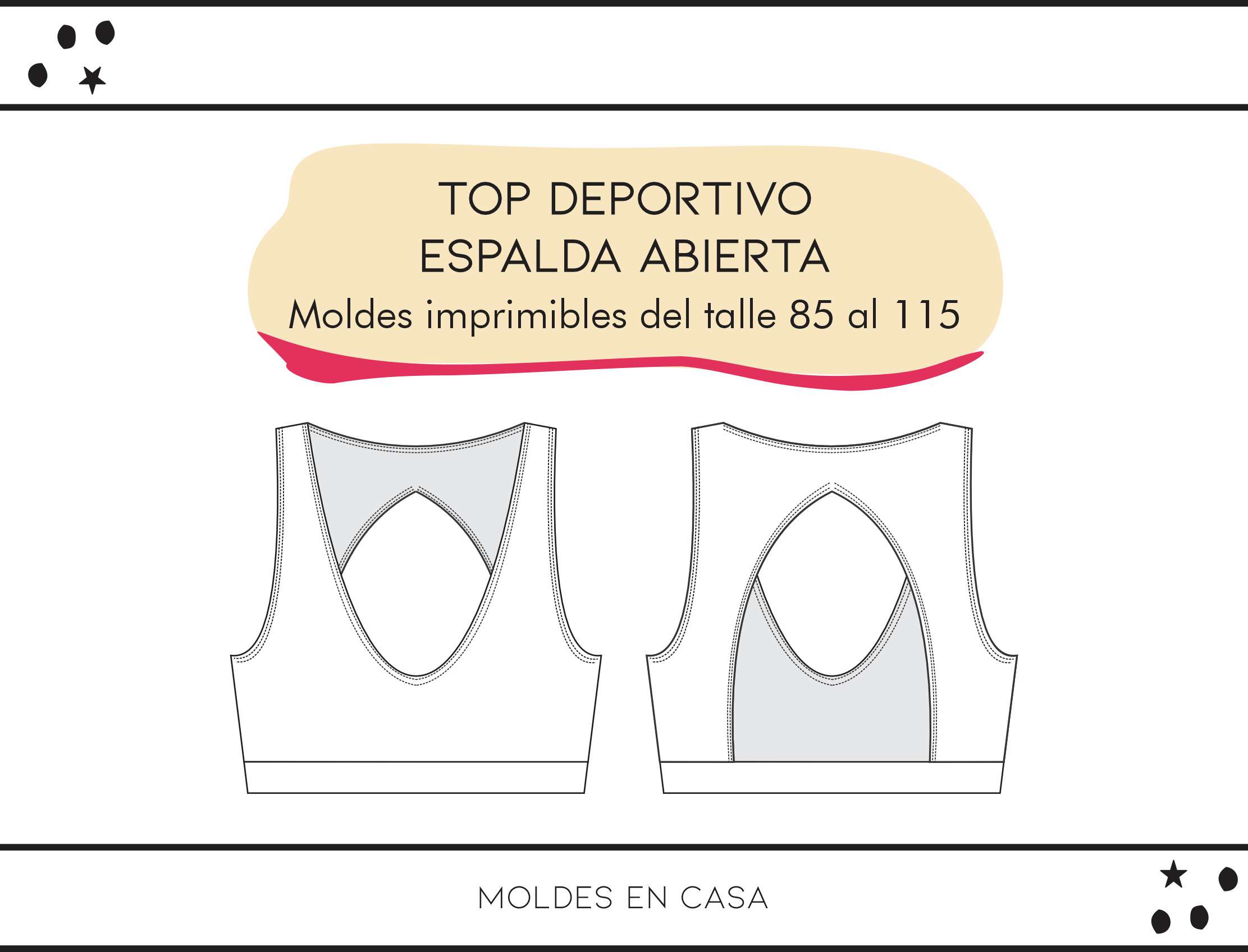 Conjunto Top deportivo espalda abierta+ Calza Biker - Imagen 5