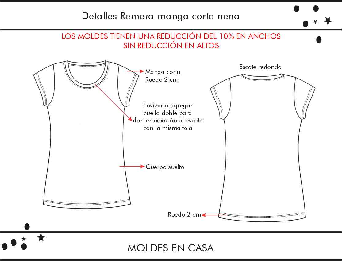 Conjunto Remera manga corta + Pantalón largo Nena - Imagen 2