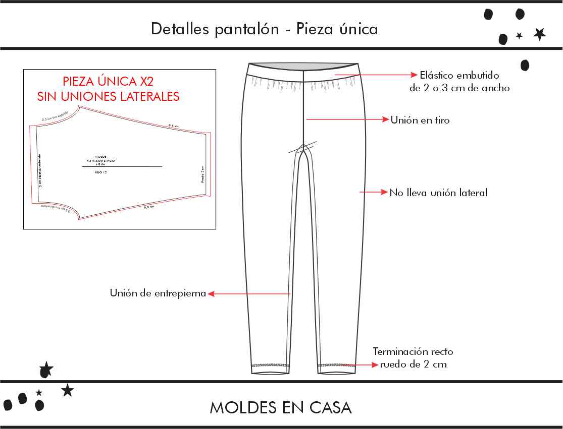 Conjunto Remera manga corta + Pantalón largo Nena - Imagen 3